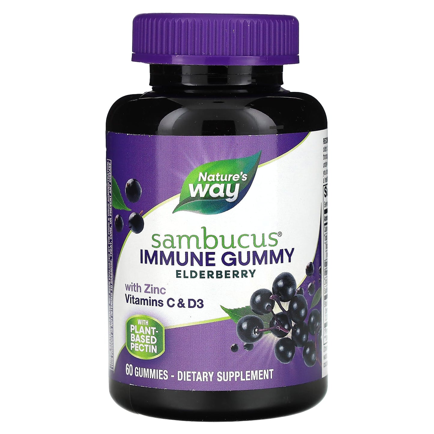 Nature's Way-Sambucus-Immune Gummy-Elderberry-60 Gummies