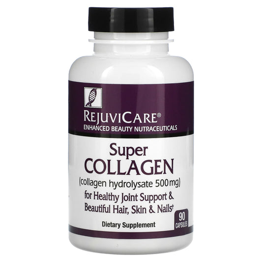 Rejuvicare-Super Collagen-Collagen Hydrolysate-500 mg-90 Capsules