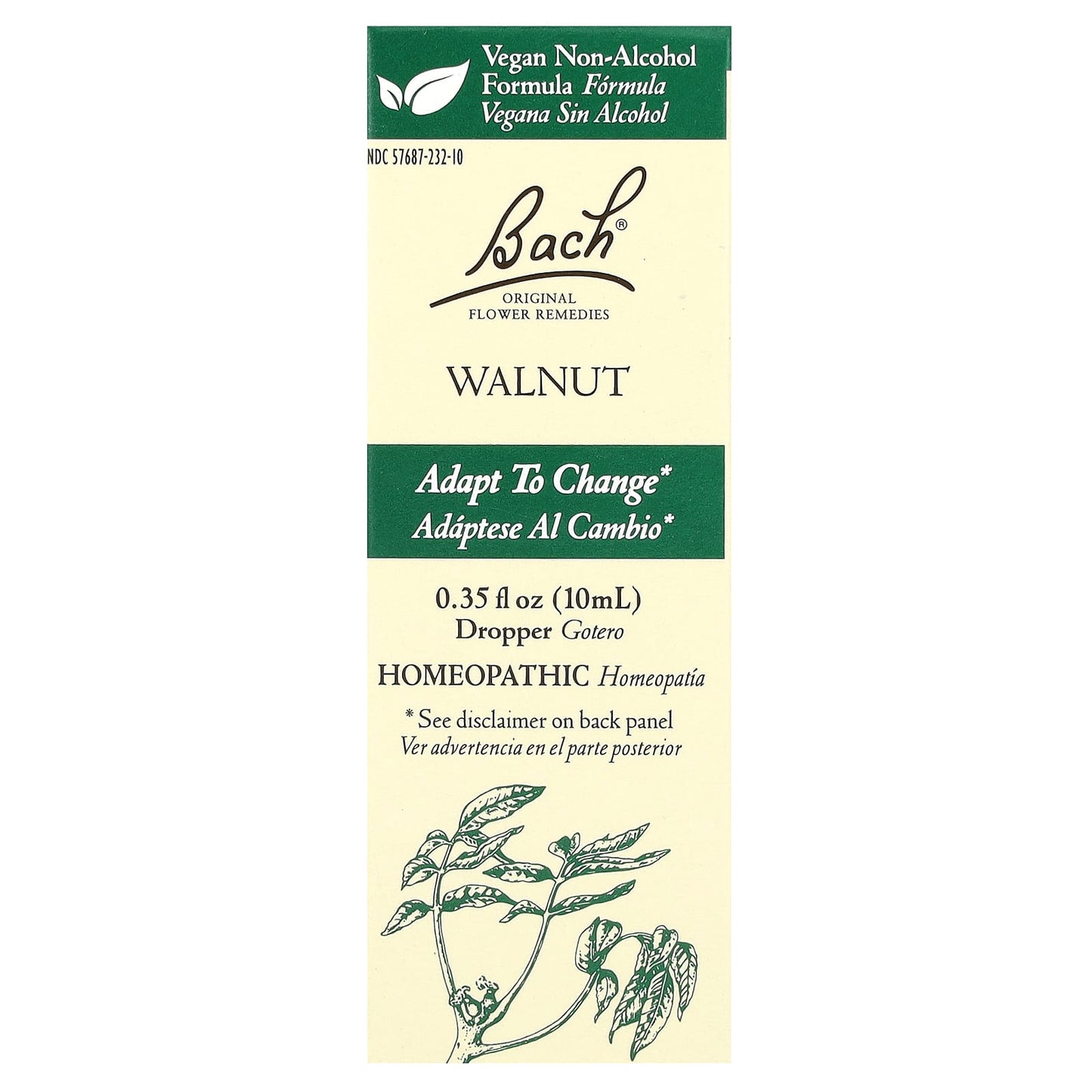 Bach-Original Flower Remedies-Walnut-0.35 fl oz (10 ml)