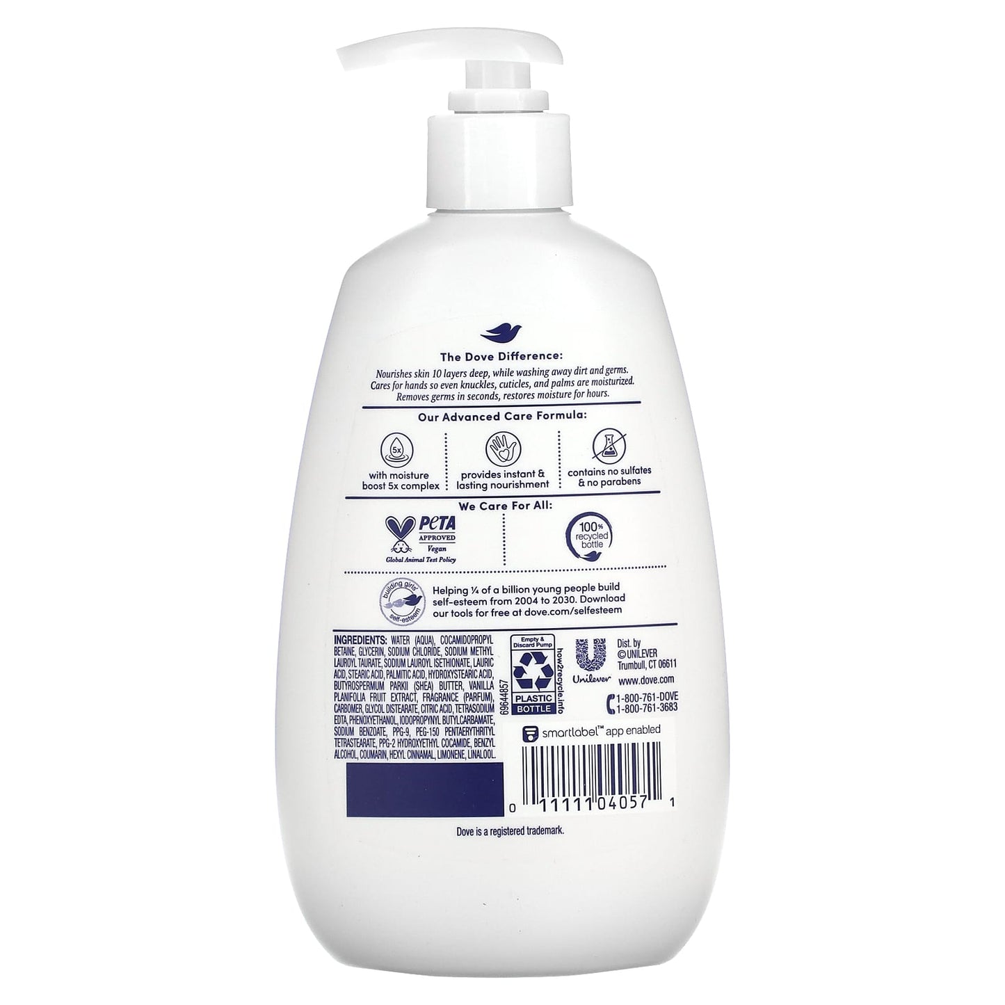 Dove, Advanced Care Hand Wash, Shea Butter & Warm Vanilla, 12 fl oz (355 ml)