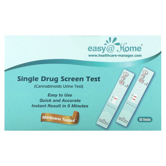 Easy@Home-Single Drug Screen Test-Cannabinoids Urine Test -15 Tests