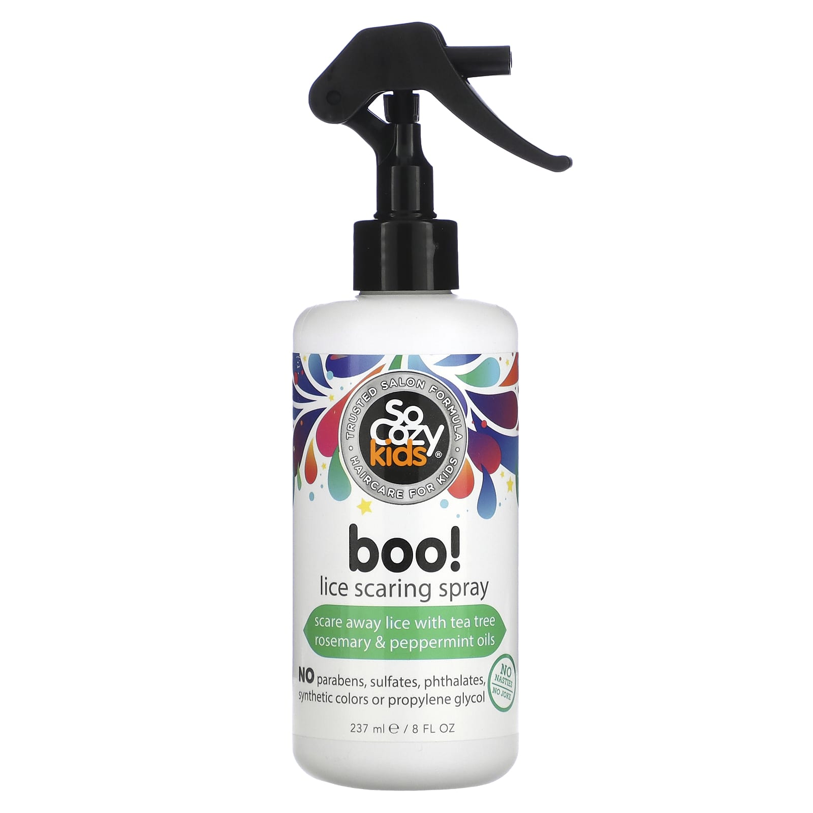 SoCozy-Kids-Boo Lice Scaring Spray-8 fl oz (237 ml)