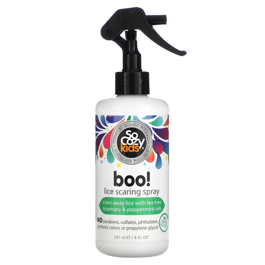 SoCozy-Kids-Boo Lice Scaring Spray-8 fl oz (237 ml)