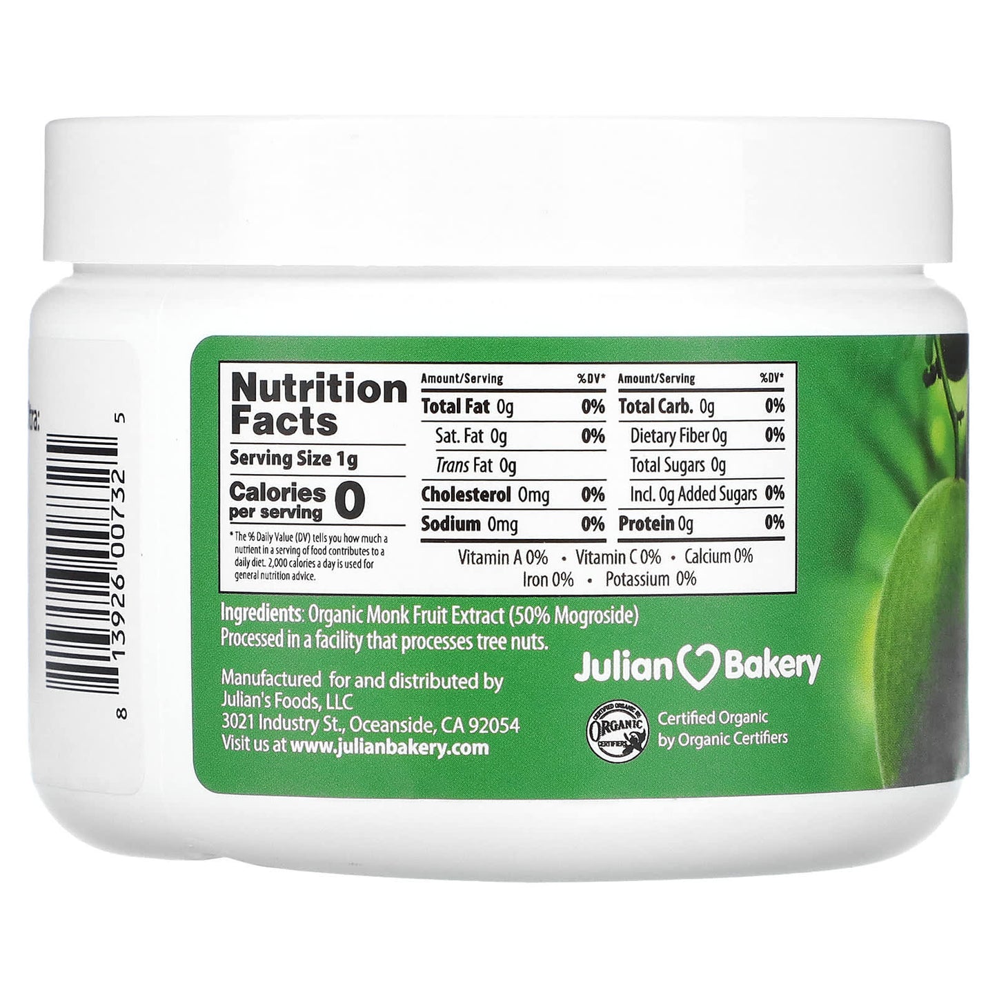 Julian Bakery, Pure Monk Ultra, 2.65 oz (75 g)