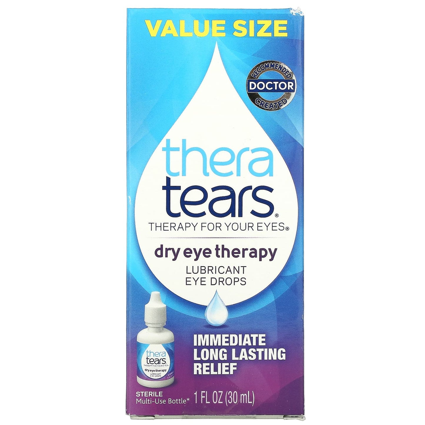 TheraTears-Dry Eye Therapy-Lubricant Eye Drops-1 fl oz (30 ml)