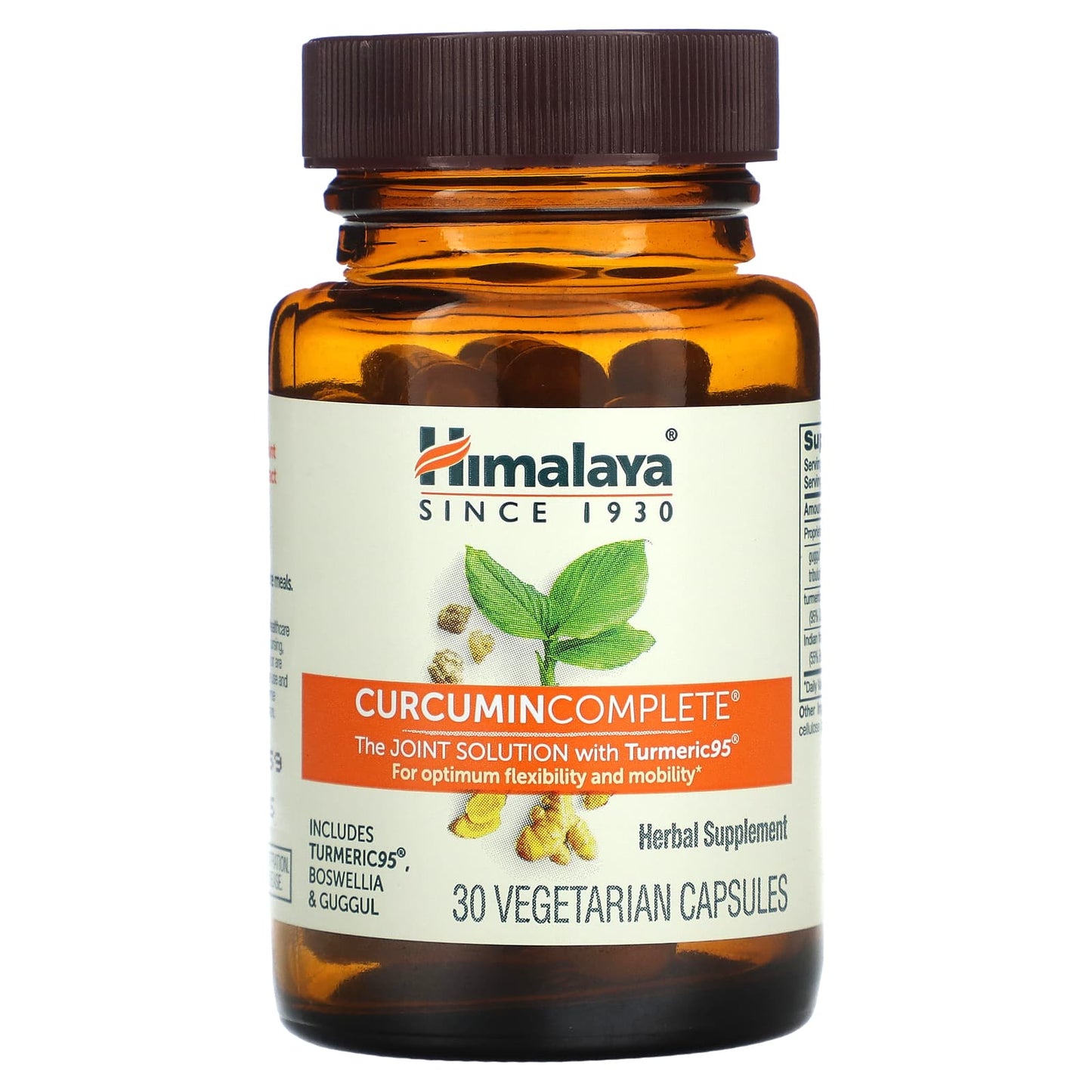 Himalaya, Curcumin Complete, 30 Vegetarian Capsules