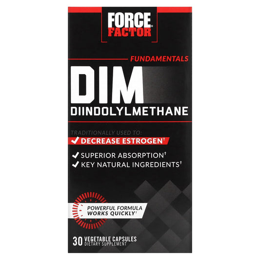 Force Factor-Fundamentals DIM Diindolylmethane-30 Vegetable Capsules