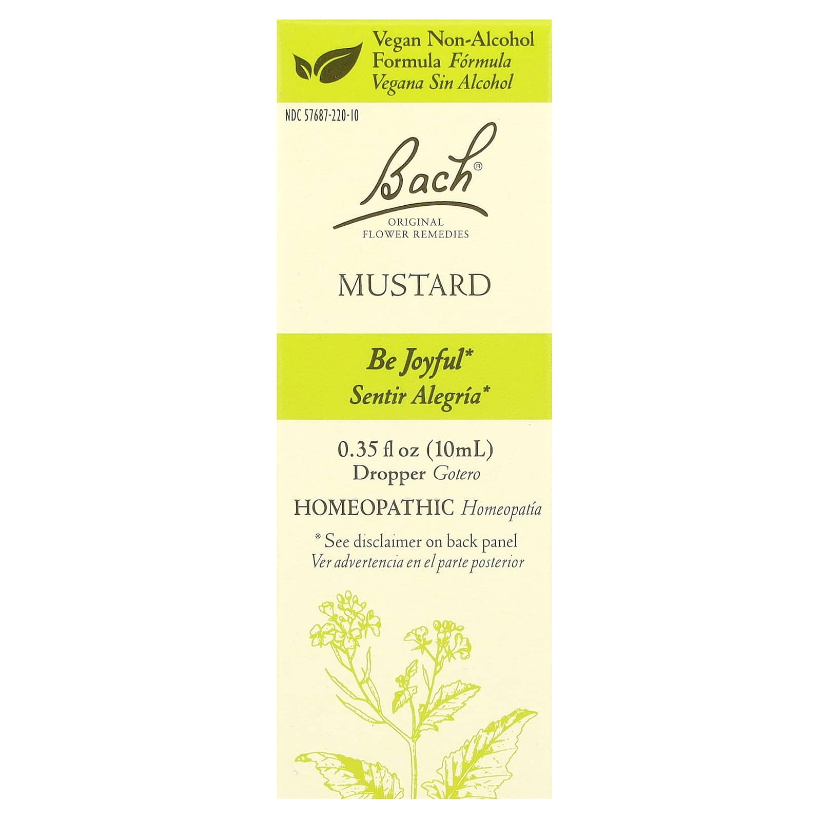 Bach-Original Flower Remedies-Mustard-0.35 fl oz (10 ml)