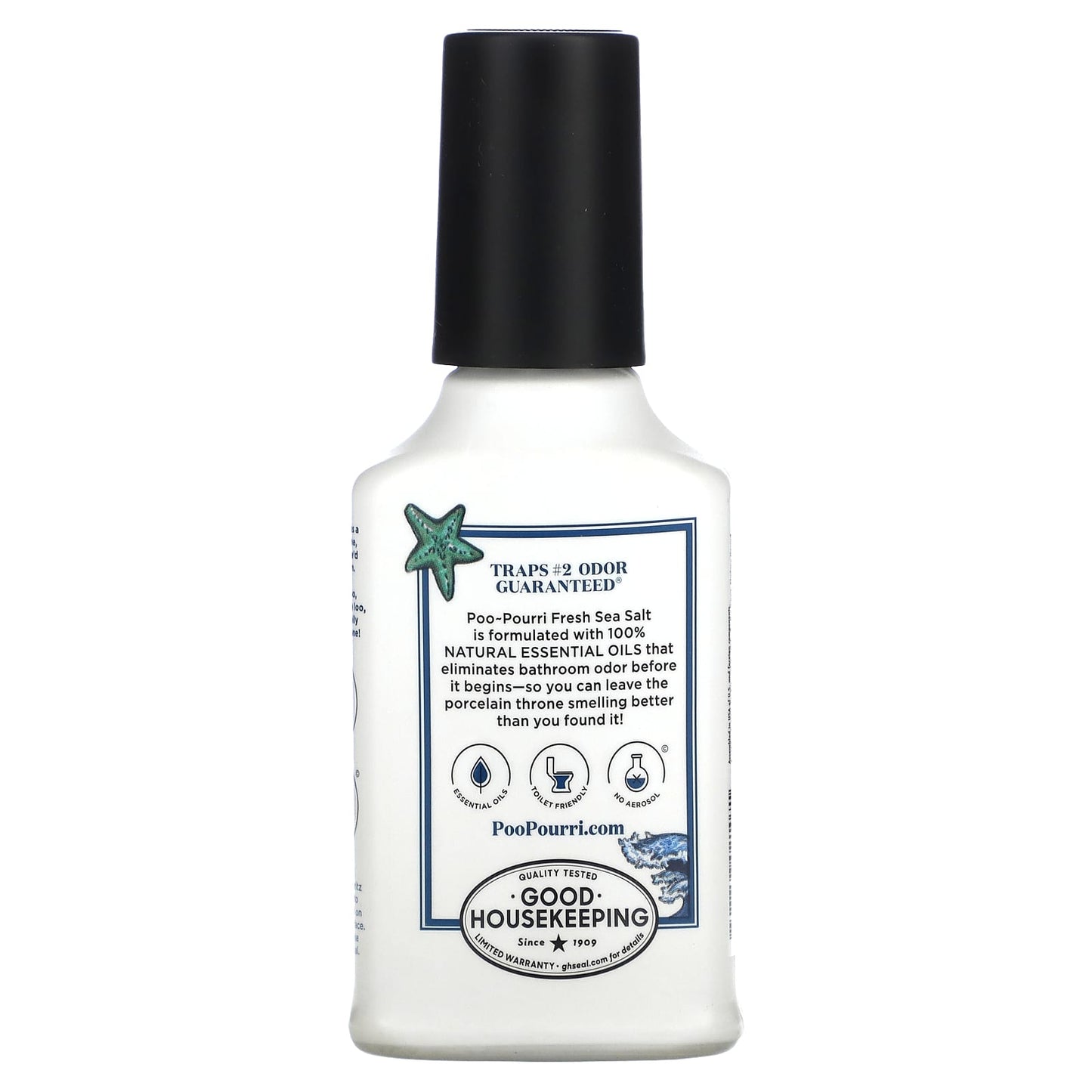 Poo-Pourri, Before-You-Go Toilet Spray, Fresh Sea Salt, 4 fl oz (118 ml)