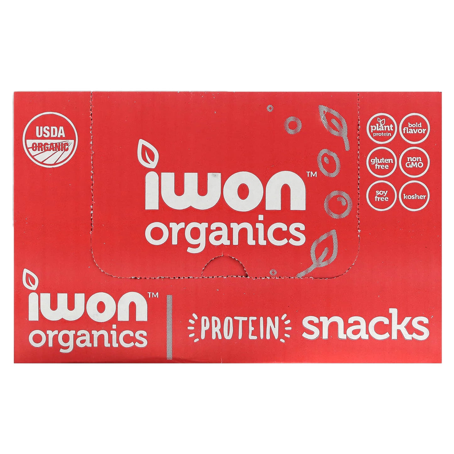 IWON Organics, Organic Protein Popcorn, White Truffles & Sea Salt, 8 Bags, 1 oz (28 g) Each