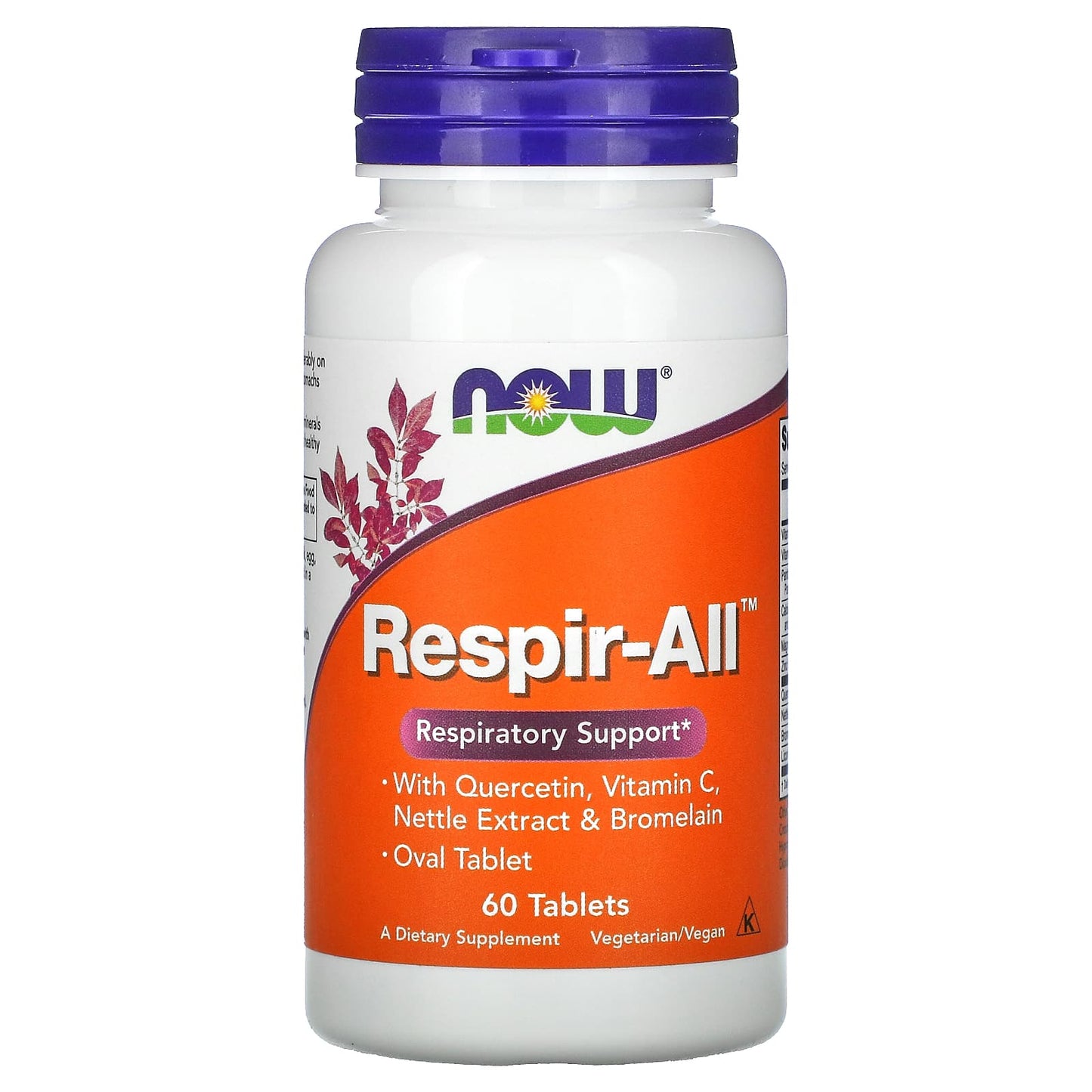 NOW Foods-Respir-All-60 Tablets