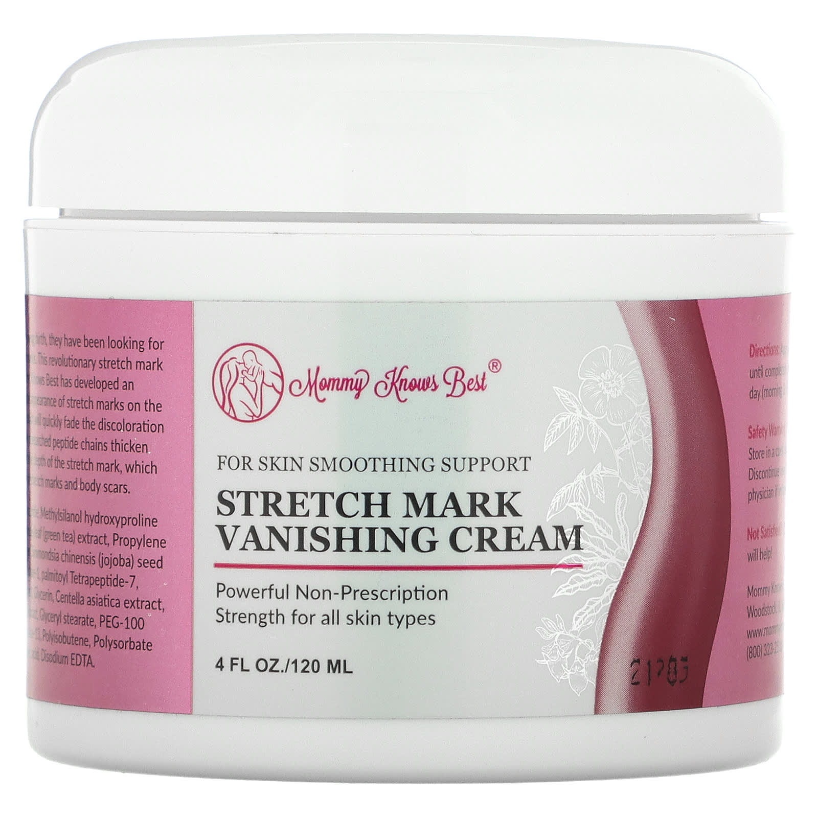 Mommy Knows Best-Stretch Mark Vanishing Cream-4 fl oz (120 ml)