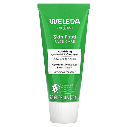 Weleda-Skin Food Face Care-Nourishing Oil-To-Milk Cleanser-2.5 fl oz (75 ml)