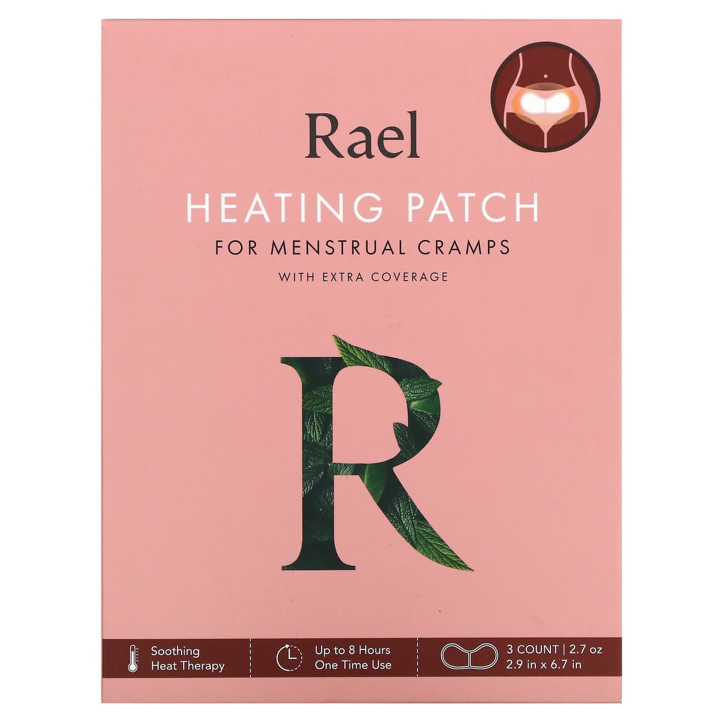 Rael-Heating Patch for Menstrual Cramps-3 Count