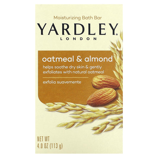 Yardley London-Moisturizing Bath Bar-Oatmeal & Almond-4 oz (113 g)