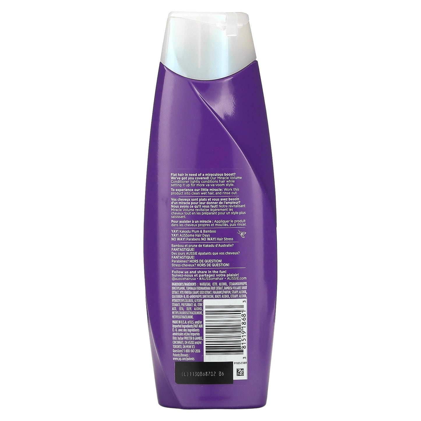 Aussie, Miracle Volume, Conditioner, 12.1 fl oz (360 ml)