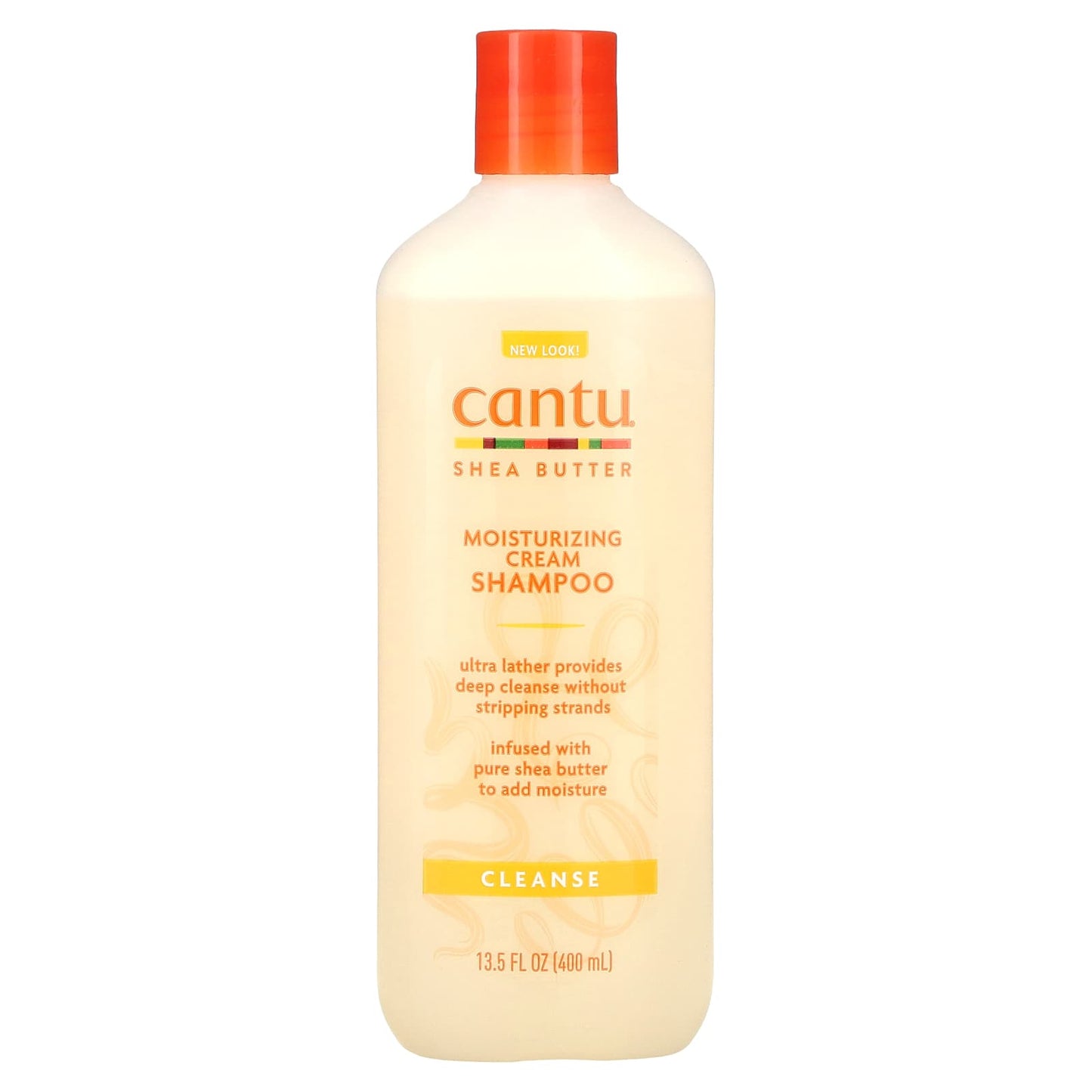 Cantu-Shea Butter-Moisturizing Cream Shampoo-13.5 fl oz (400 ml)