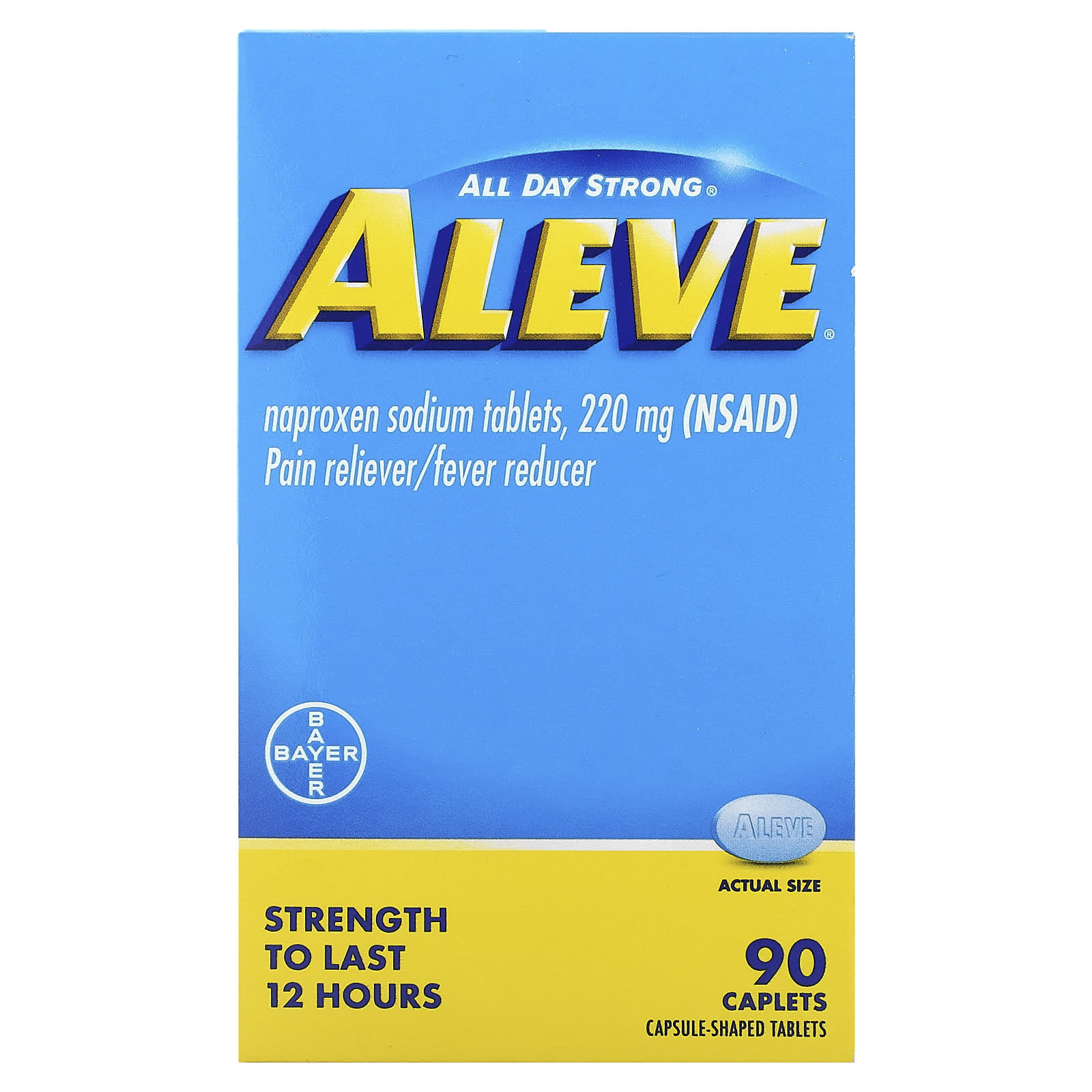 Aleve-Pain Reliever/Fever Reducer-90 Caplets