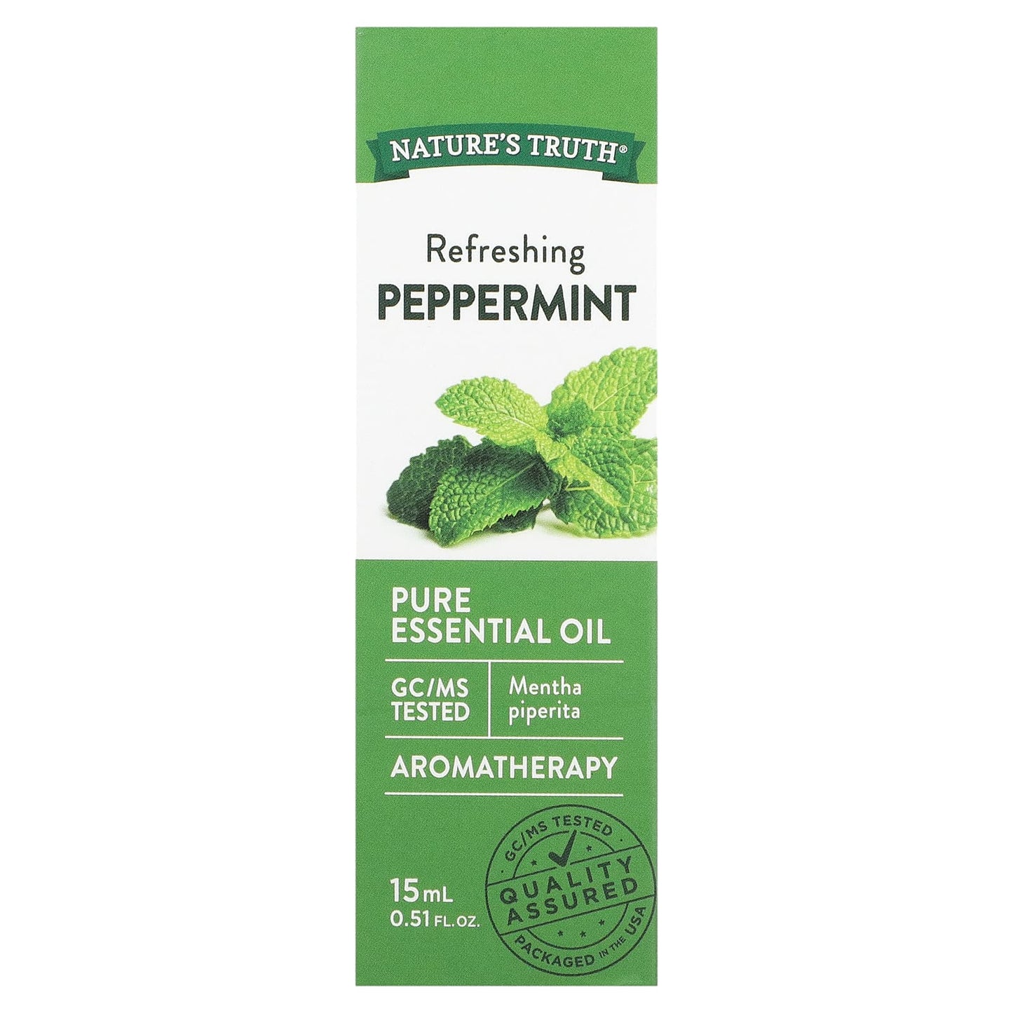 Nature's Truth-Pure Essential Oil-Refreshing Peppermint-0.51 fl oz (15 ml)