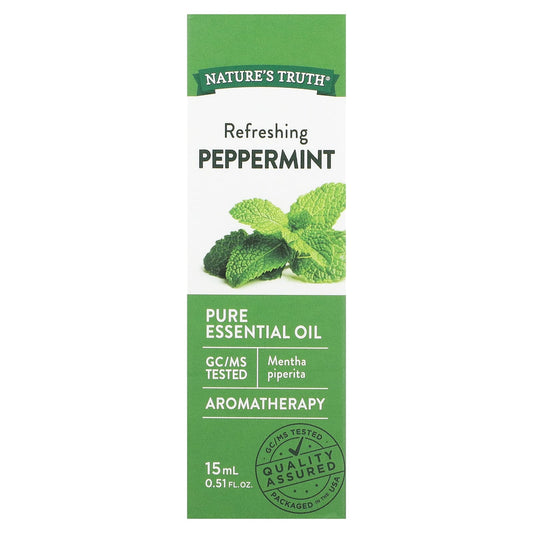 Nature's Truth-Pure Essential Oil-Refreshing Peppermint-0.51 fl oz (15 ml)