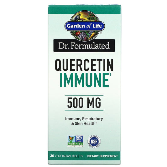 Garden of Life-Dr. Formulated-Quercetin Immune-500 mg-30 Vegetarian Tablets