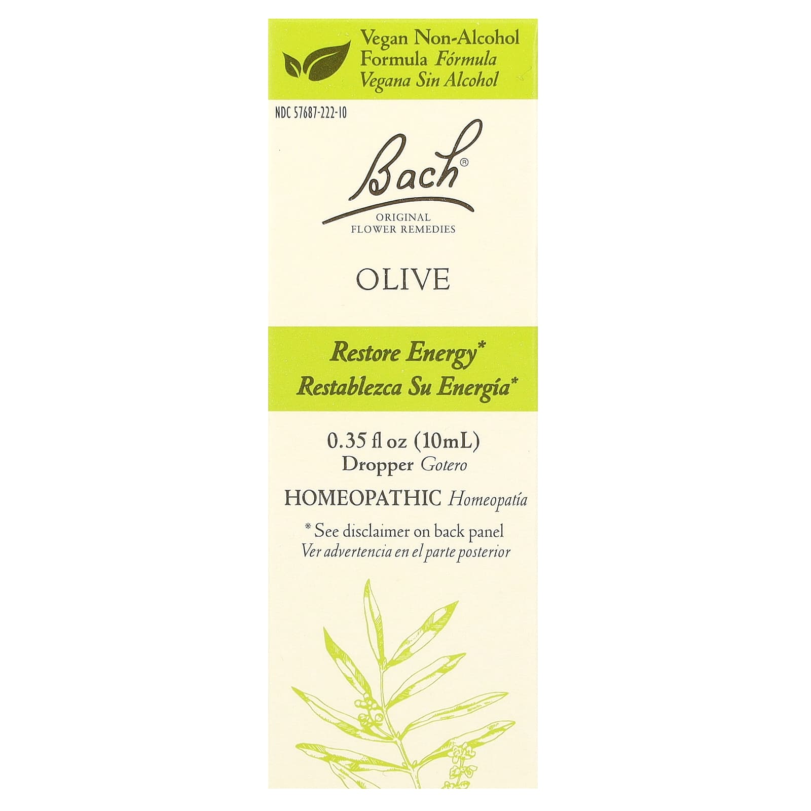 Bach-Original Flower Remedies-Olive-0.35 fl oz (10 ml)