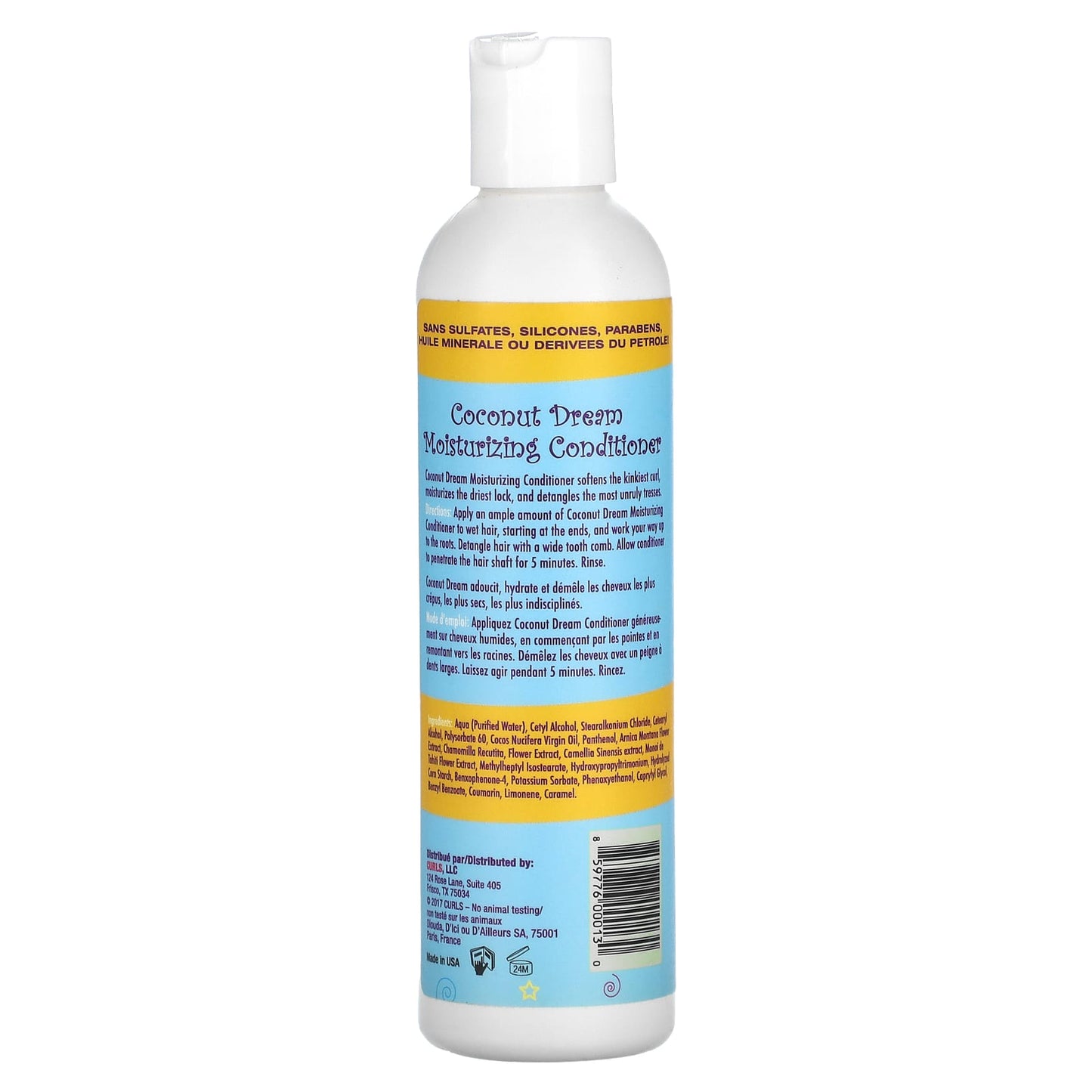 Curls, Kids, Coconut Dream Moisturizing Conditioner, 8 fl oz (240 ml)