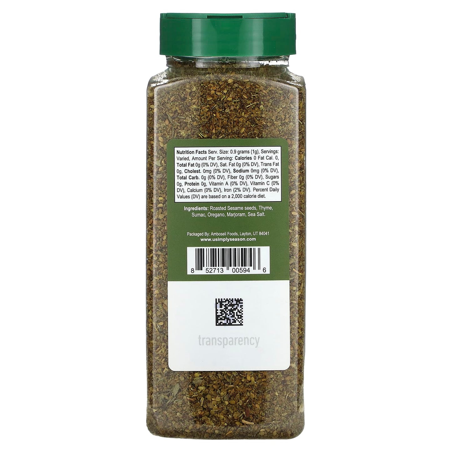 USimplySeason, Tangy Za'atar, 16 oz (453 g)