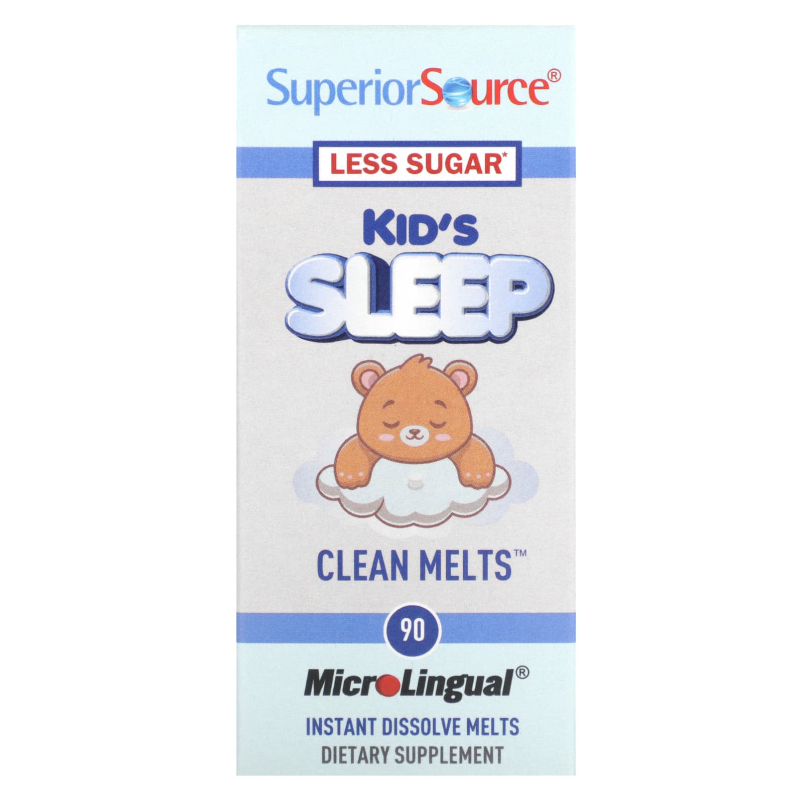 Superior Source-Kid's Sleep-Clean Melts-90 Instant Dissolve Melts