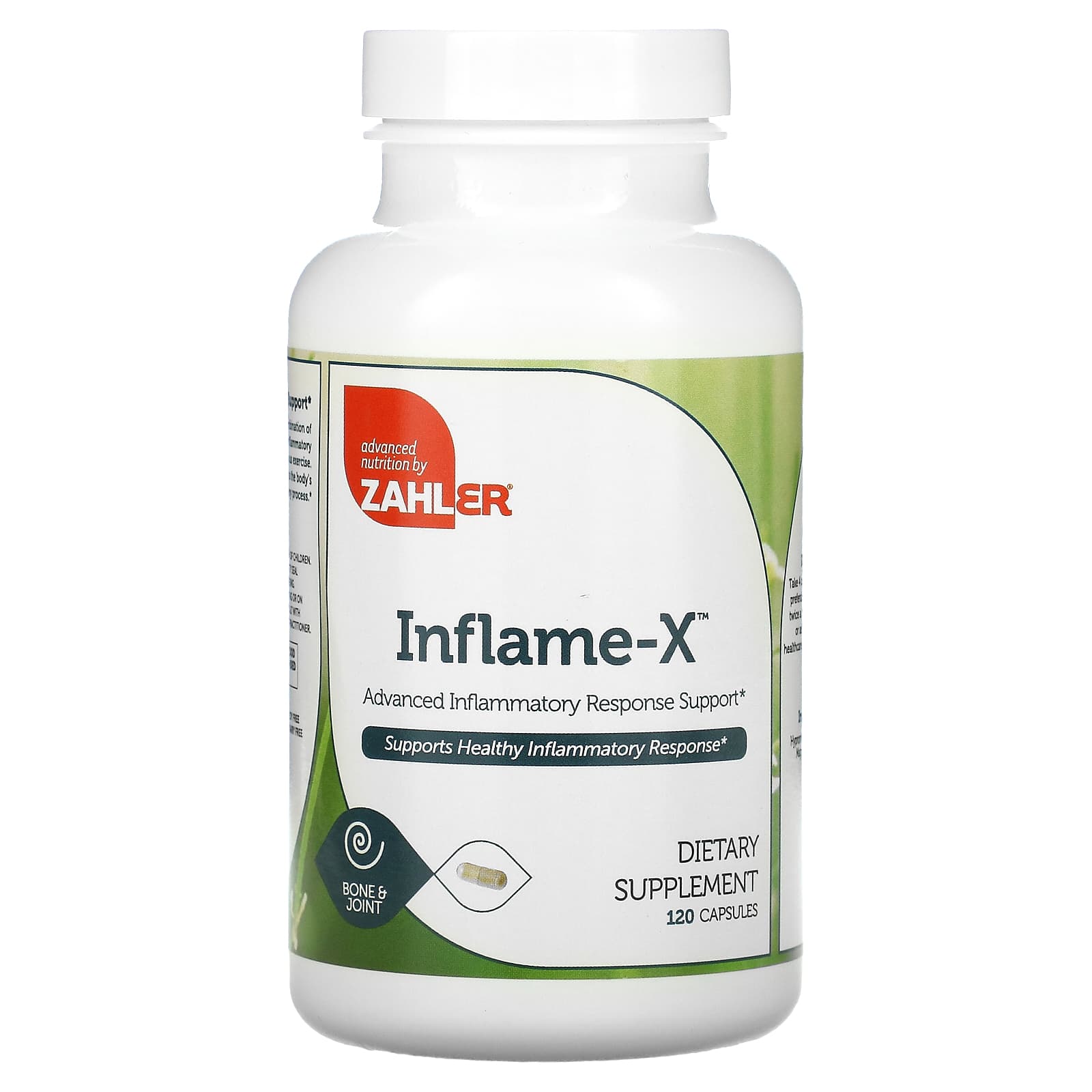 Zahler-Inflame-X-Inflammatory Response & Pain Support-120 Capsules