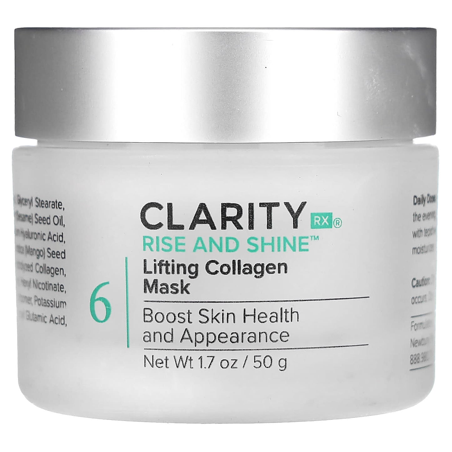 ClarityRx-Rise and Shine-Lifting Collagen Mask-1.7 oz (50 g)