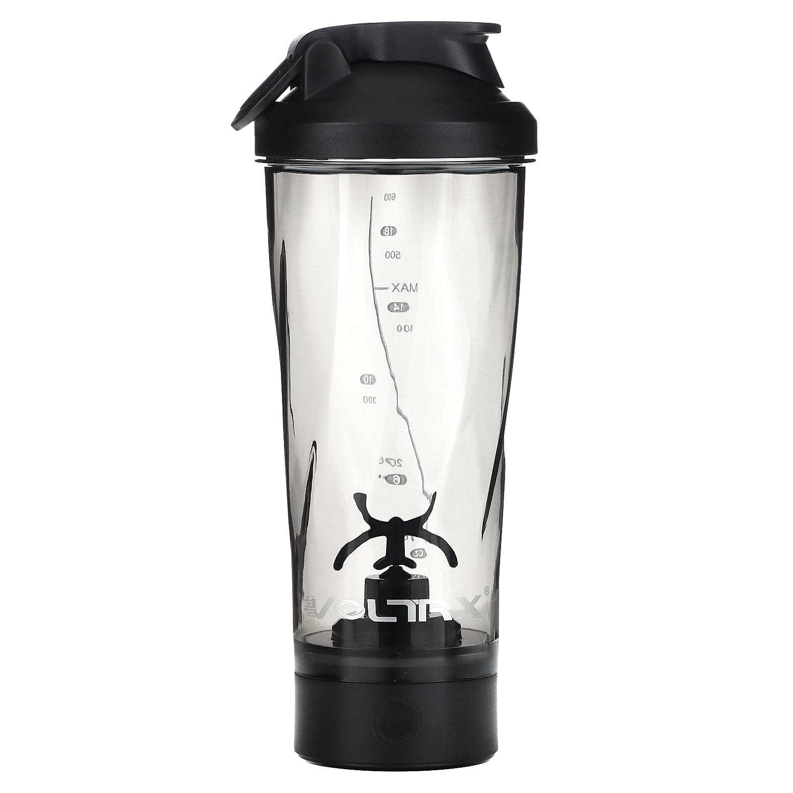 Voltrx-Vortex Electric Protein Shaker Bottle-Black-24 oz (700 ml)