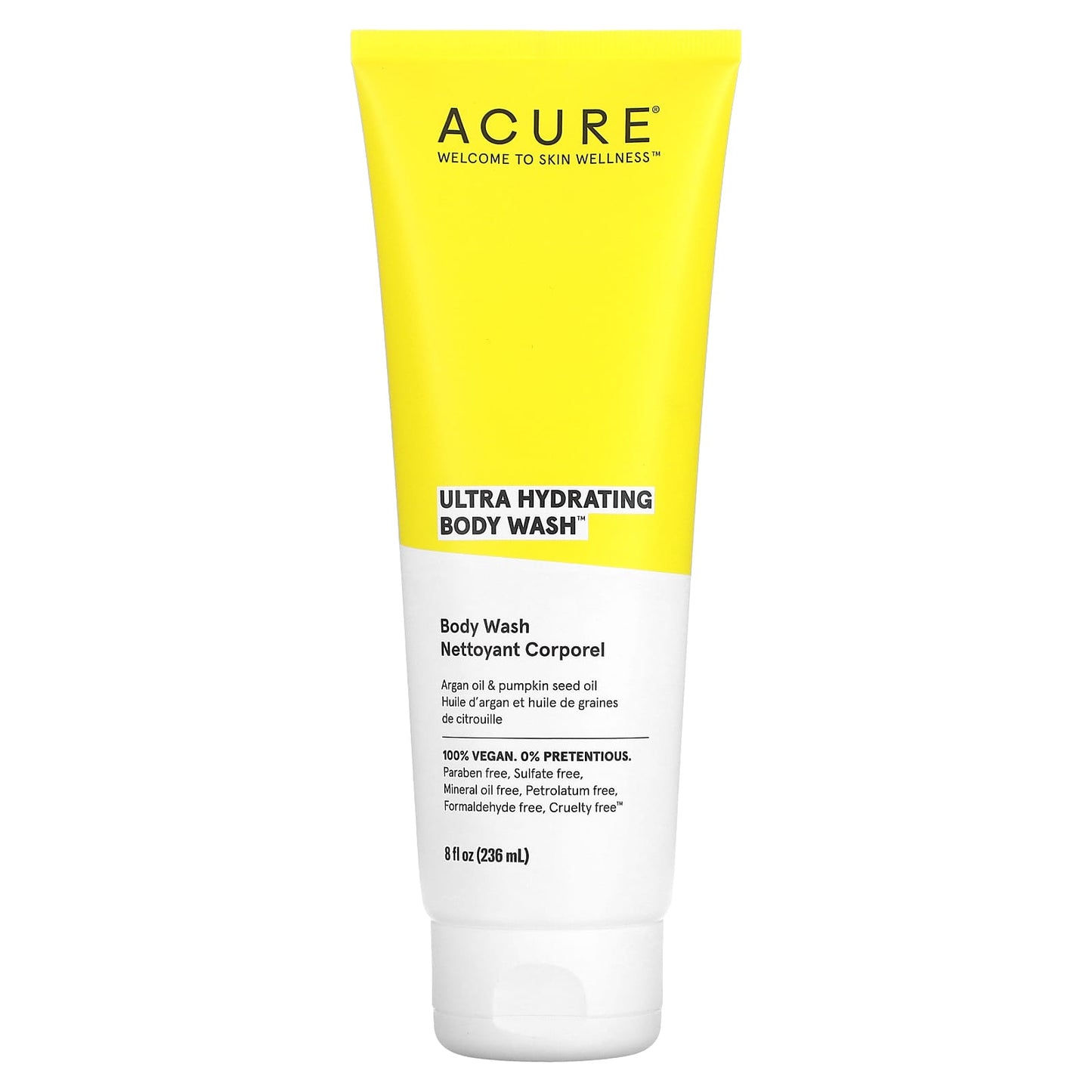 ACURE-Ultra Hydrating-Body Wash-Argan Oil & Pumpkin Seed Oil-8 fl oz (236 ml)