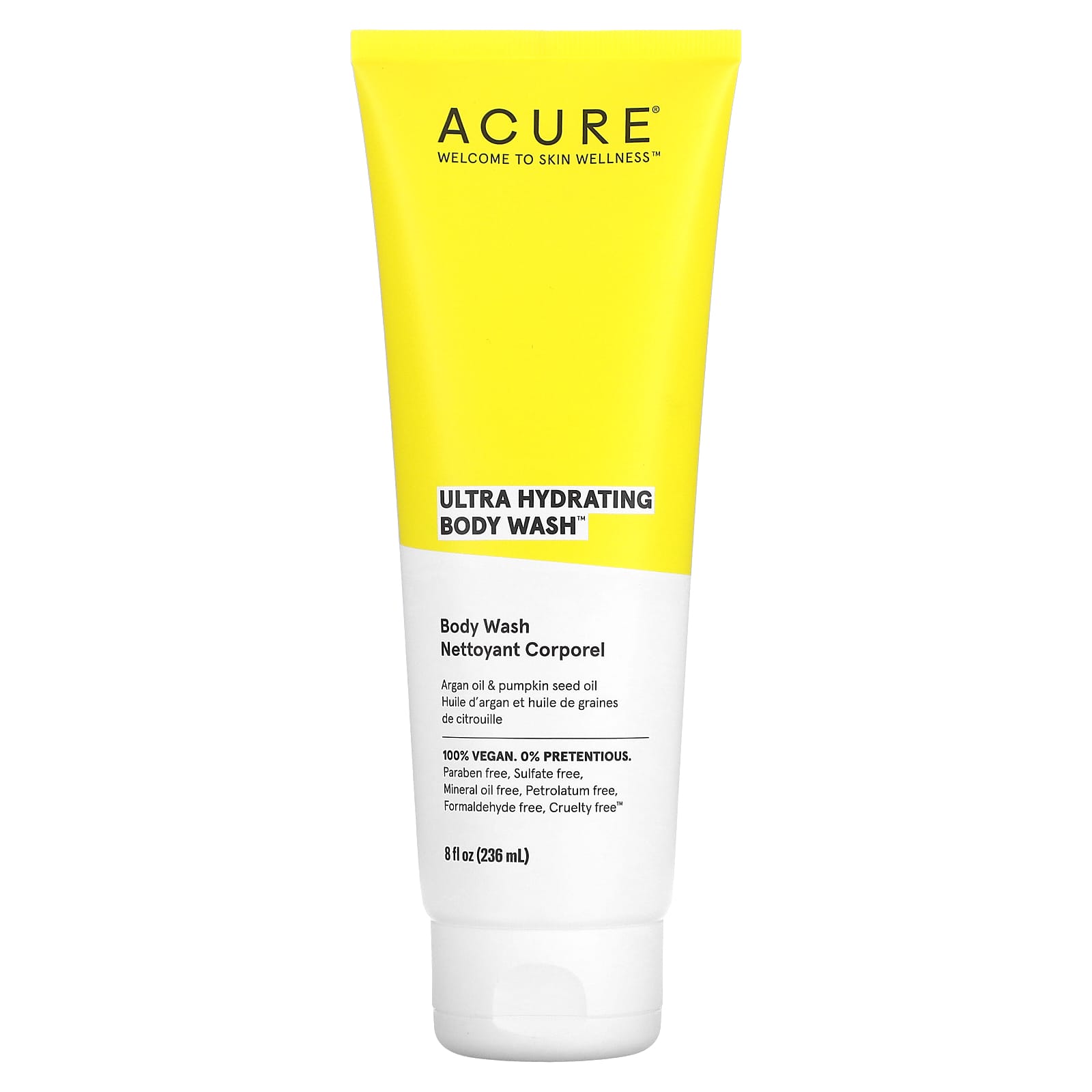 ACURE-Ultra Hydrating-Body Wash-Argan Oil & Pumpkin Seed Oil-8 fl oz (236 ml)