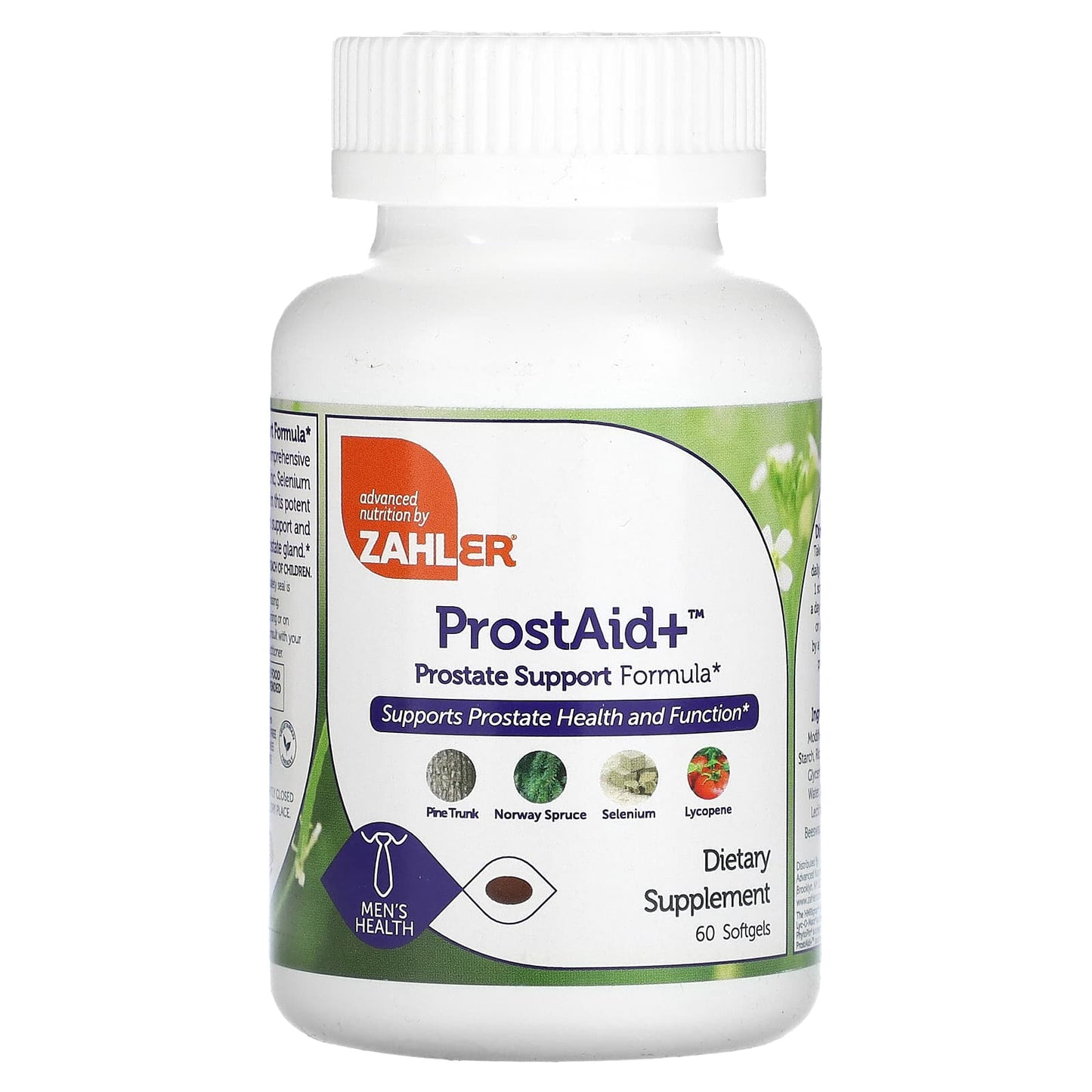 Zahler, ProstAid+, Prostate Support Formula, 60 Softgels