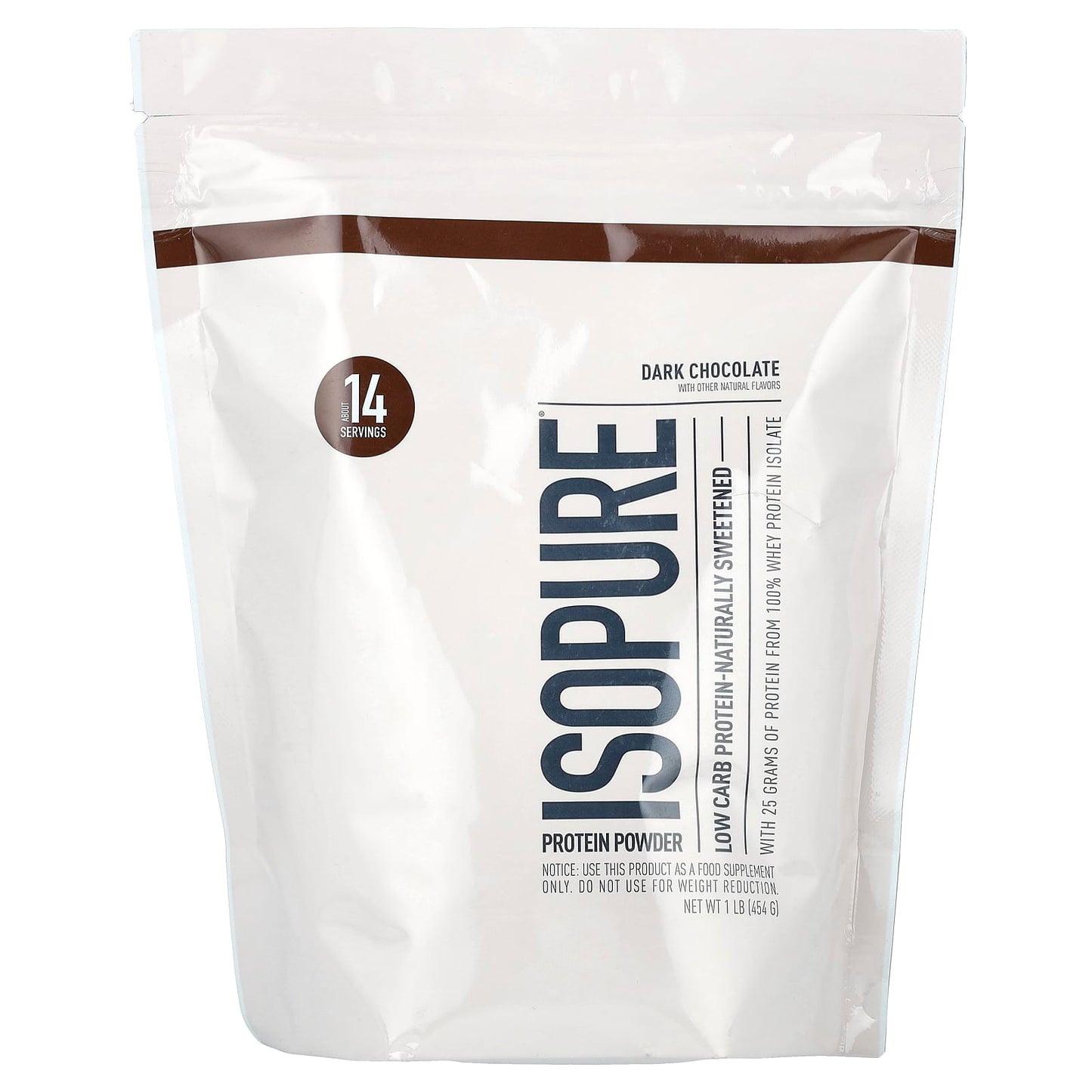 Isopure-Low Carb Protein-Dark Chocolate-1 lb (454 g)