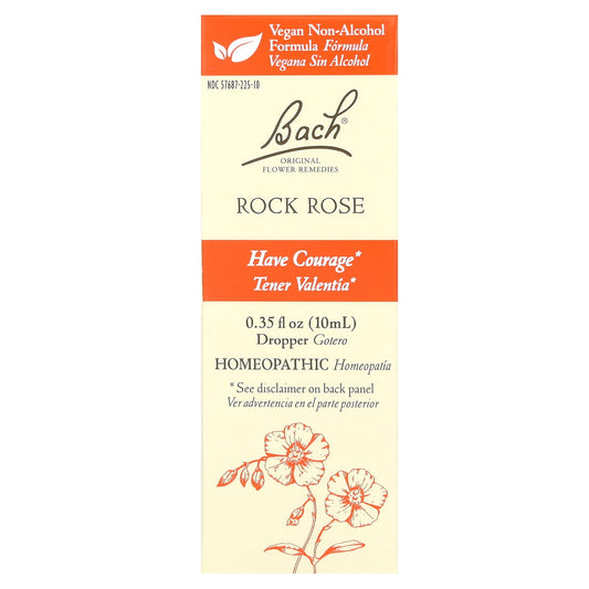 Bach-Original Flower Remedies-Rock Rose-0.35 fl oz (10 ml)