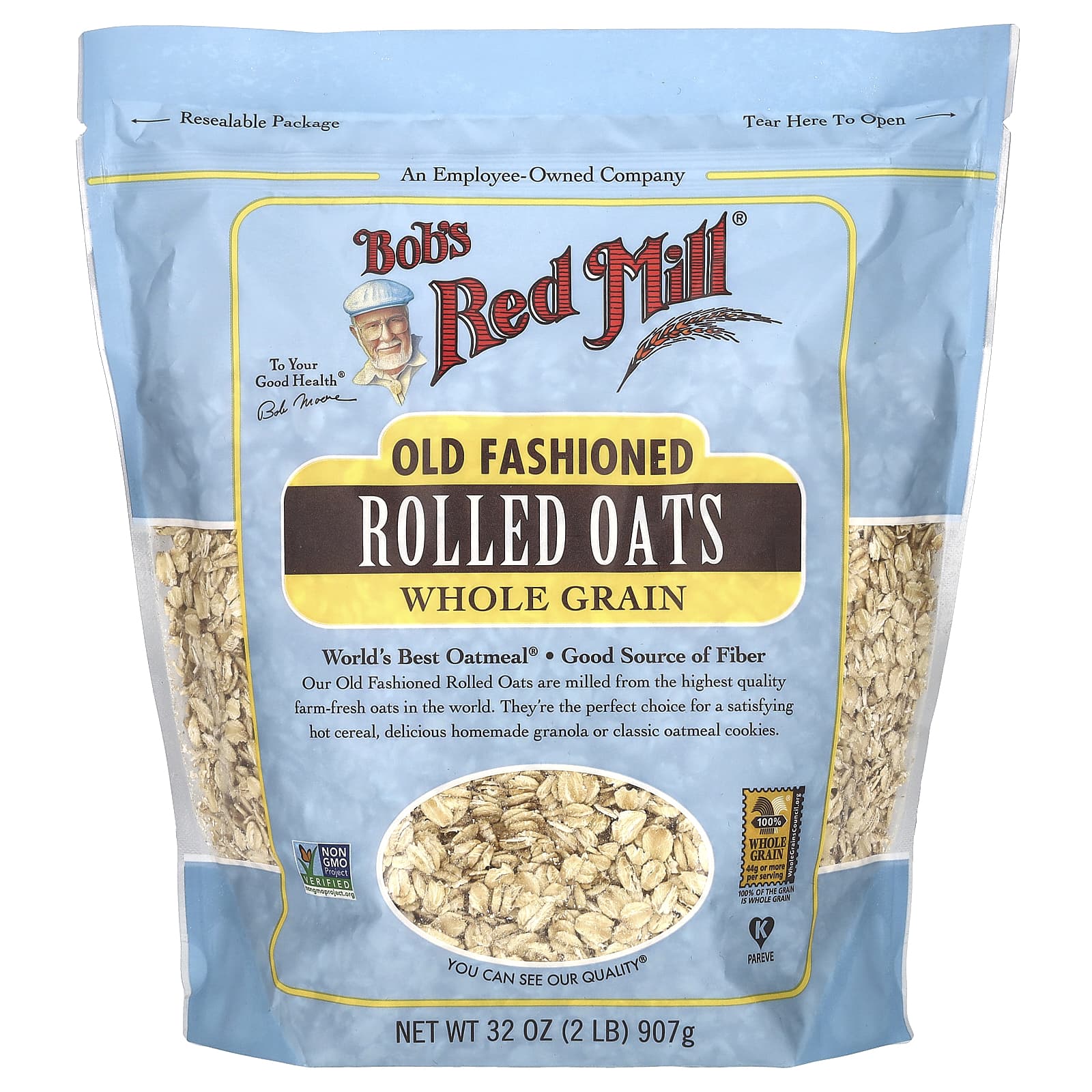 Bob's Red Mill-Old Fashioned Rolled Oats-Whole Grain-32 oz (907 g)