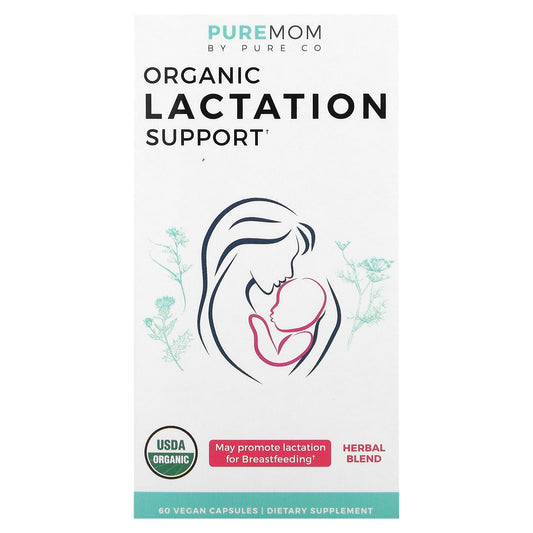 Pure Co.-Pure Mom-Organic Lactation Support-60 Vegan Capsules