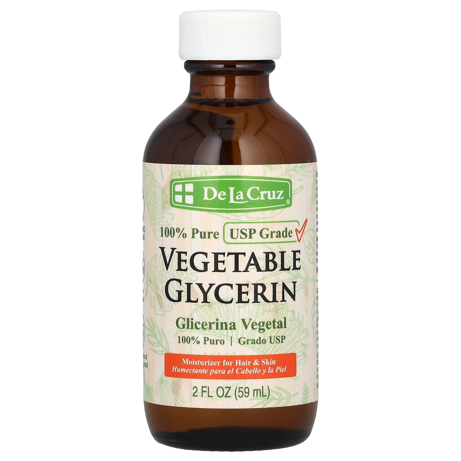 De La Cruz-Vegetable Glycerin-2 fl oz (59 ml)