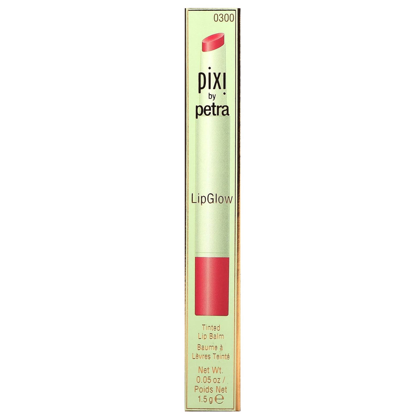 Pixi Beauty, LipGlow, Tinted Lip Balm, 0300 Ruby, 0.05 oz (1.5 g)