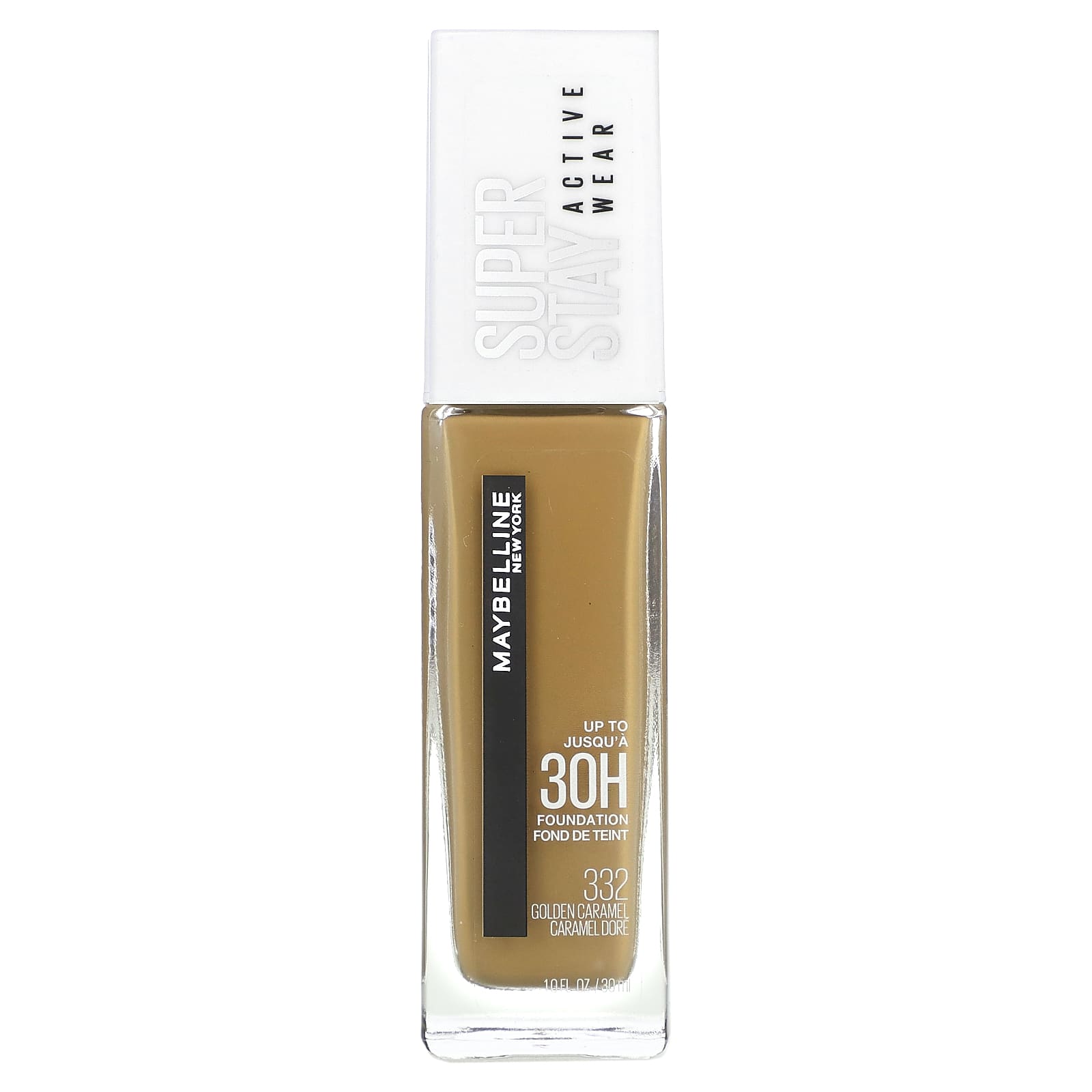 Maybelline-Super Stay-Active Wear Foundation-332 Golden Caramel-1 fl oz (30 ml)