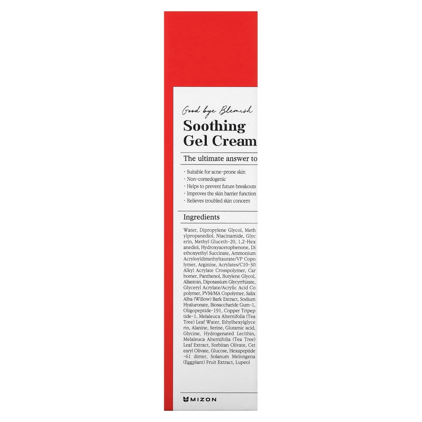 Mizon, Good Bye Blemish, Soothing Gel Cream, 1.85 fl oz (55 ml)