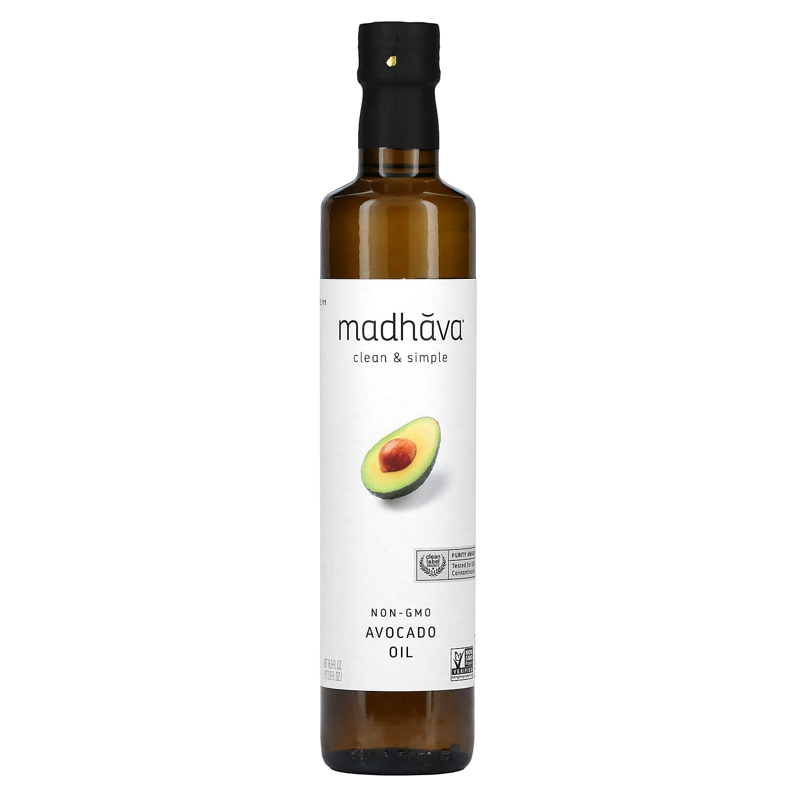 Madhava Natural Sweeteners-Clean & Simple-Avocado Oil-16.9 fl oz (500 ml)