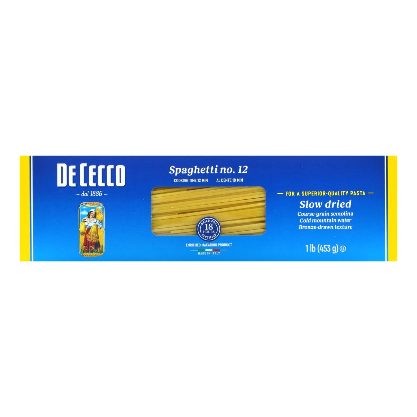 De Cecco-Spaghetti No 12-1 lb (453 g)