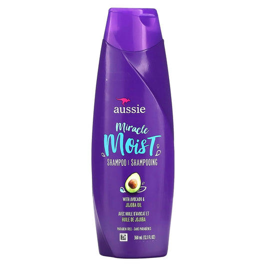 Aussie-Miracle Moist Shampoo-Avocado &  Jojoba Oil-12.1 fl oz (360 ml)