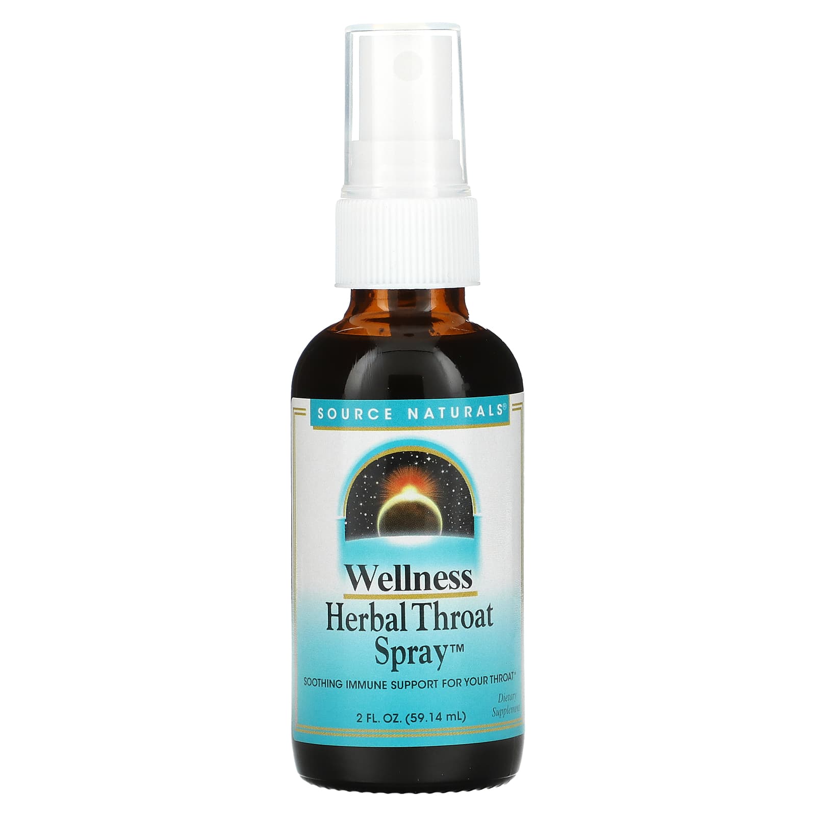 Source Naturals-Wellness-Herbal Throat Spray-2 fl oz (59.14 ml)