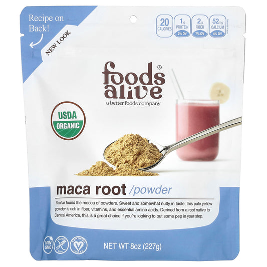 Foods Alive-Maca Root Powder-8 oz (227 g)