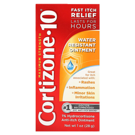 Cortizone 10-Maximum Strength-Water Resistant Ointment-1 oz (28 g)