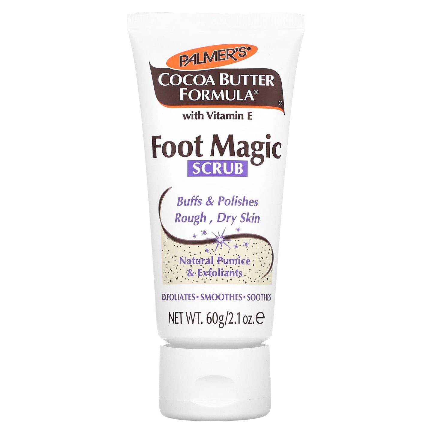 Palmer's-Coconut Butter Formula with Vitamin E-Foot Magic Scrub-2.1 oz (60 g)